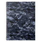 U.S. Military Blue Camouflage Notitieboek Planner (Voorkant)