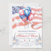 U.S. Military Retirement Invitation Kaart (Voorkant)