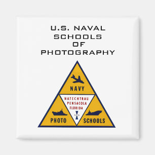 U.S. Naval Schools of Photography (Color) Magnet