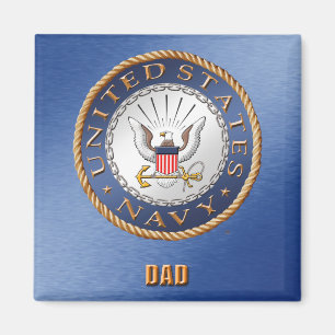 U.S. Navy Dad Magnet Magneet