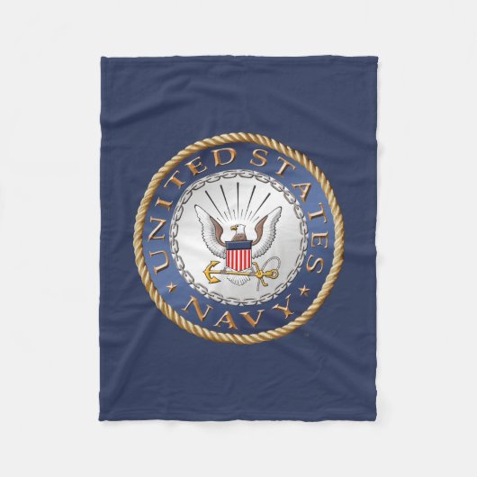 U.S. Navy Fleece Blanket (Voorkant)