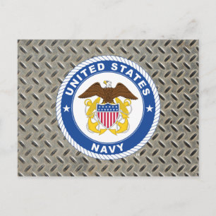 U.S. Navy Officer Crest Briefkaart