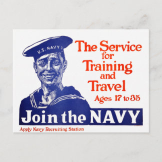 U.S. Navy Recruiting Poster Briefkaart