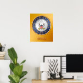 U.S. Navy Retired Poster (Bureau à domicile)