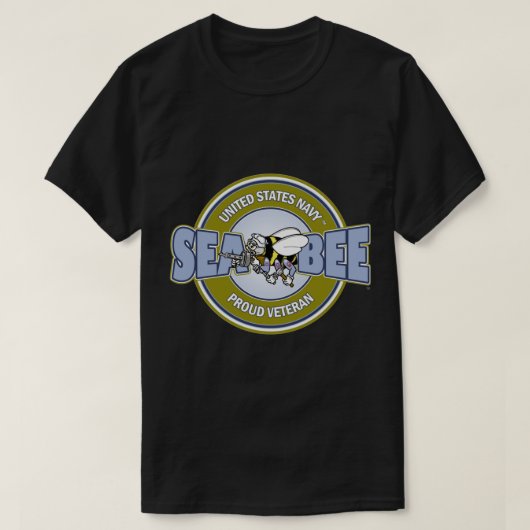 U.S. Navy Sea Bee Veteran T-shirt (Design voorkant)