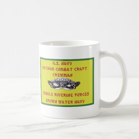 U.S. NAVY VIETNAM COMBAT CRAFT CREWMAN KOFFIEMOK (Rechts)