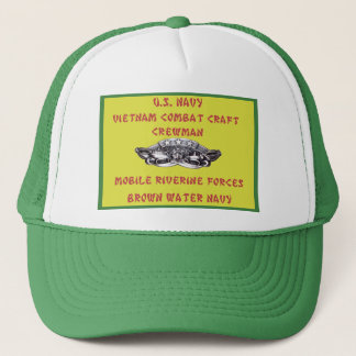 U.S. NAVY VIETNAM COMBAT CRAFT CREWMAN TRUCKER PET