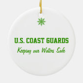 U.S. Ornement de Noël des gardes côtières (Dos)