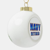 U.S. Ornement en céramique de boule retiré par (Gauche)