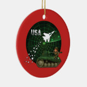 U.S. Ornement militaire de Noël d'armée de l'Armée (Droite)