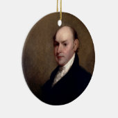 U.S. President John Quincy Adams van Gilbert Stuar Keramisch Ornament (Rechts)