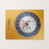 U.S. Puzzle de famille de marine (Horizontal)