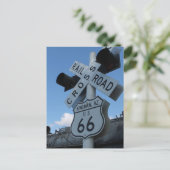 U.S. ROUTE 66 Kingman Arizona Briefkaart (Staand voorkant)