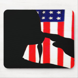 U.S. Soldier Silhouette Mousepad Muismat