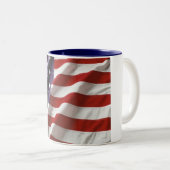 U.S. Tasse de café de ondulation de drapeau (Devant droit)