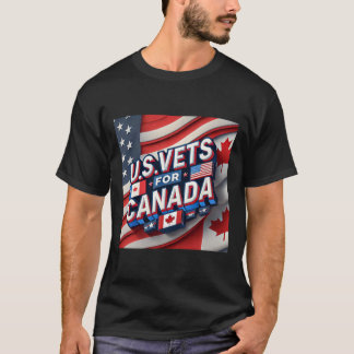 U.s. Vets For Canada Brothers In Arms Sticker  T-shirt