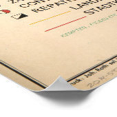 U.S. Zone, Duitsland IRO aAreas Map (nov. 1st, 194 Poster (Hoek)