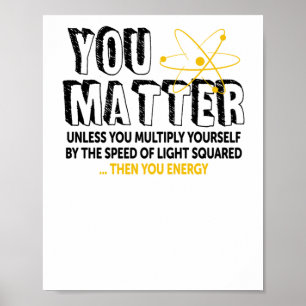 U - Science Sticker Poster