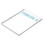 U-spiral kankernotebook notitieboek (Linkerzijde)