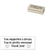 U steunde een droom, Dank u het Pakken Rubberstempel (Gestempeld)