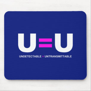 U=U HIV niet-detecteerbaar is niet-transmitteerbaa Muismat