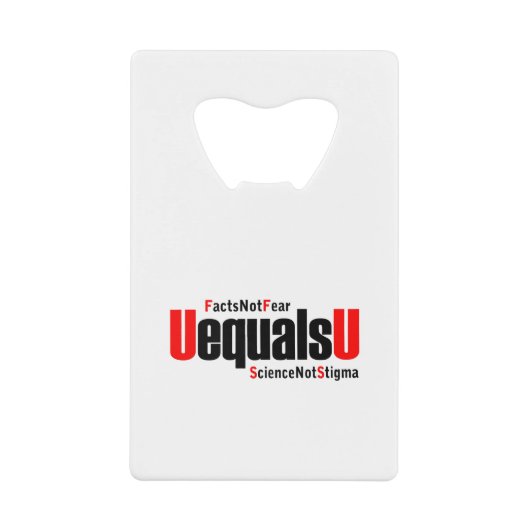 U = U - VIH indétectable - Science pas Stigmatisme (Devant)