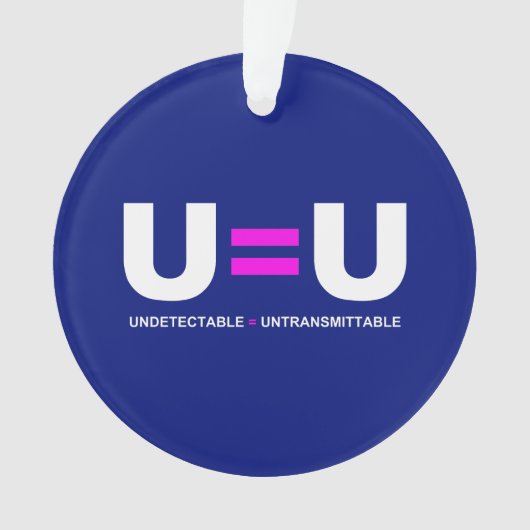 U=U VIH non détectable égale non transmettable (devant)