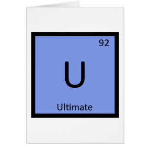 U - Ultimate Frisbee Sports Chemistry-symbool