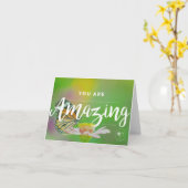 U verbaast Notecard w. Envelope Kaart (Gele Bloem)