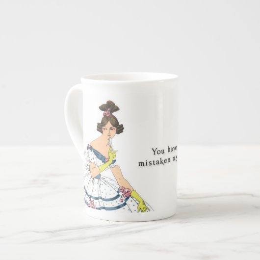 U vergist zich op grote schaal - Pride & Prejudice Porselein Kop (Voorkant links)