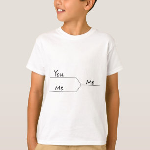 "U versus me" de waanzin-Stijl van Maart Steun T-shirt