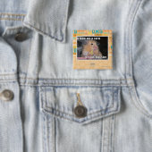 U vond me een maïs vierkante button 5,1 cm (In situ)