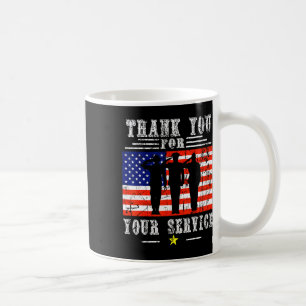 U voor uw diensten - Patriotic Veterans Day Koffiemok