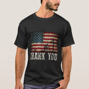 U voor uw diensten - Patriotic Veterans Day T-shirt