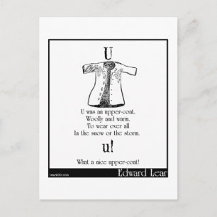 U was een bovenjas briefkaart