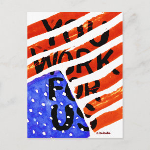 U werkt voor ons briefkaart