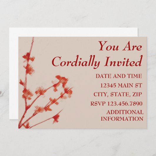 U WORDT CORDIEEL VERZOCHT KAART (Voorkant / Achterkant)