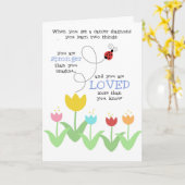 U wordt gehouden van kaart (Gele Bloem)