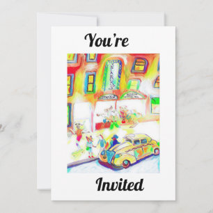 U wordt uitgenodigd aan een nacht op de stad kaart