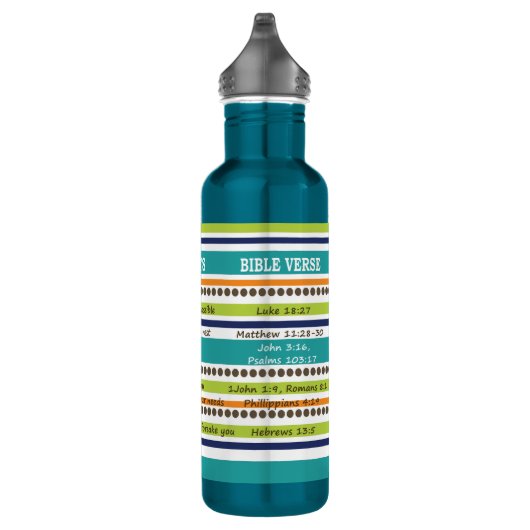 U zegt, zegt God, Inspirerend Bijbelverzen Waterfles (Rechts)
