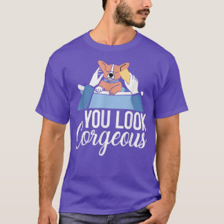 U ziet er prachtig Corgi Dog-ontwerp voor Corgi-ei T-shirt