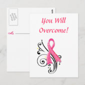 U zult Briefkaart overwinnen (Voorkant / Achterkant)