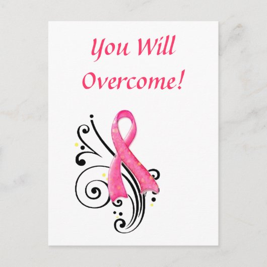 U zult Briefkaart overwinnen (Voorkant)