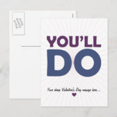 U zult doen feestdagenkaart (Voorkant / Achterkant)