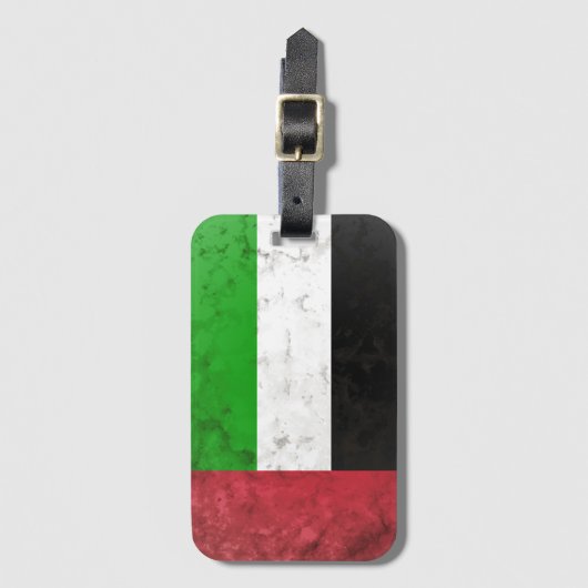 UA Emirates Bagagelabel (Voorkant (verticaal))