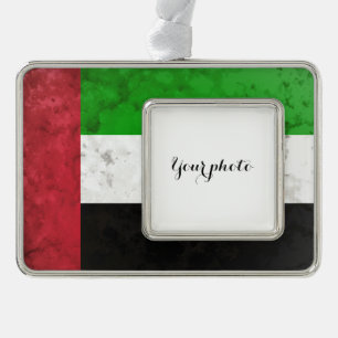 UA Emirates Verzilverd Kader Ornament
