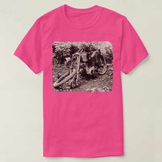 UA Mike row Old Motorbike Hackney London England L T-shirt (Design voorkant)