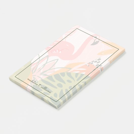UA Oerwoud Flamingo II Post-it® Notes (Schuin)