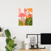 UA Oerwoud Flamingo II Poster (Thuiskantoor)