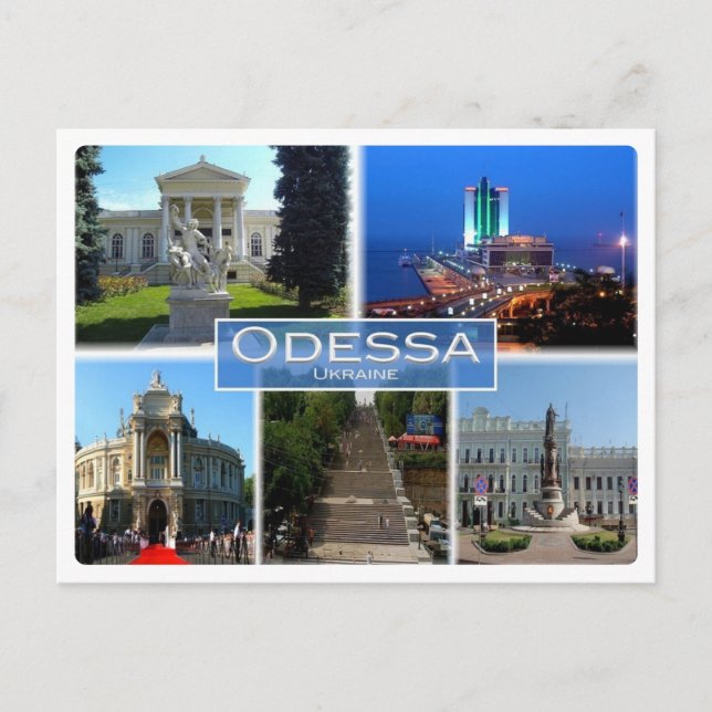 UA Ukraine - Odessa - Briefkaart (Voorkant)